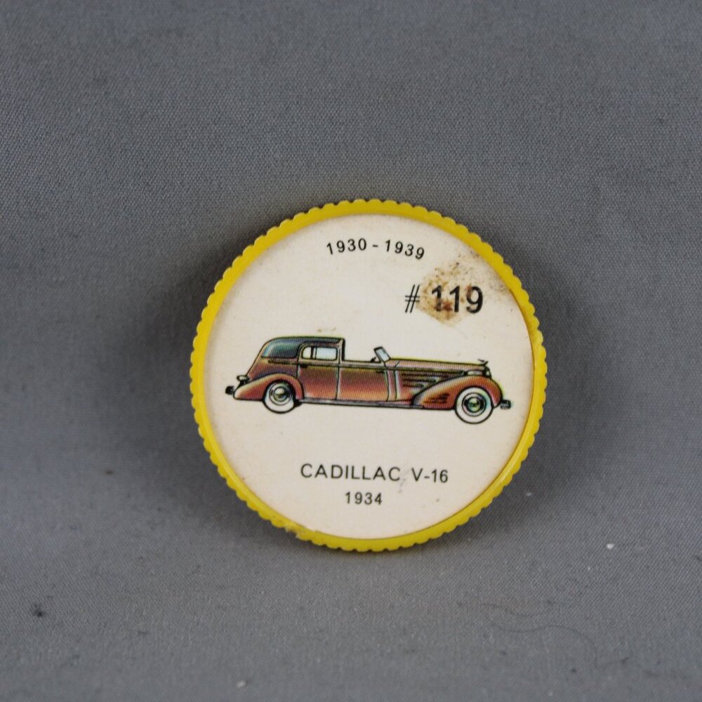 Jello Car Coins - # 119 of 200 - The Cadillac V-16 (1934)